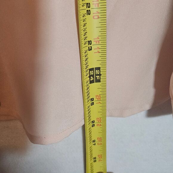 Ann Taylor Loft Light Blush Pink Button Up Blouse - Picture 7 of 8